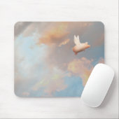 ウイングを付けた豚 マウスパッド (マウス)
