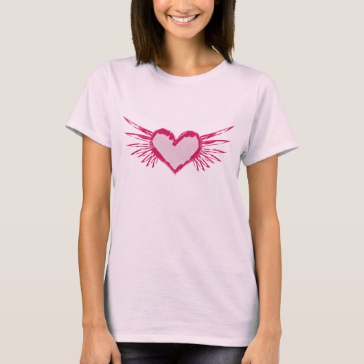 ウイングオブラブグランジスタイルTシャツ Tシャツ (正面)