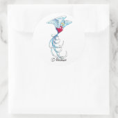 ウイングスクールタトゥー付き神聖エンジェルハート ラウンドシール (バッグ)