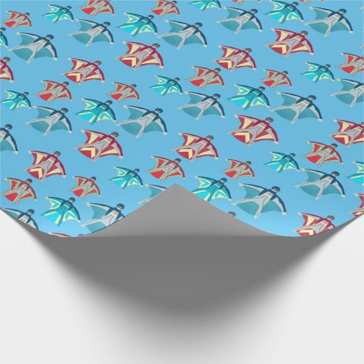 ウイングスーツ天窓 ラッピングペーパー (角)