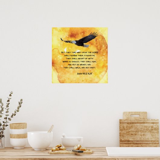 ウイングズアズイーグルス ポスター (キッチン)