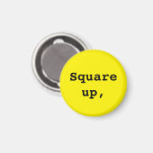 ウイングチュンプラクティスリマインダー(2/3)イエローマグネット マグネット (正面/裏面)