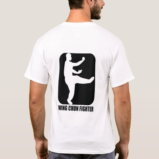 ウイングチュン「カンフー」トレーニングシャツ Tシャツ (裏面)
