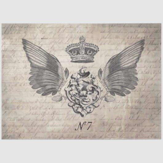 ウイングデコページティッシュペーパー 薄葉紙 (正面)