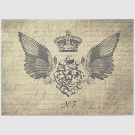 ウイングデコページティッシュペーパー 薄葉紙 (正面)