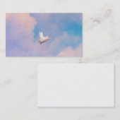 ウイング付き名刺を持つ豚 名刺 (正面/裏面)