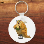 ウイング尾一角岩キーチェーン キーホルダー (正面)