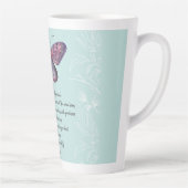 ウイング生まれルミ引用文蝶 カフェラテマグ (右)