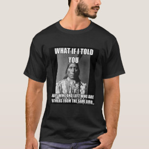 ウイング離れウィング右ウィング同じ鳥先住民アメリカン Tシャツ