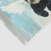 ウイング飛んでいるAU8デコップページ付きテリアパピードッグ 薄葉紙 (詳細)