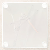 ウイング・オブ・金ゴールド・トンボ ガラスコースター (裏面)