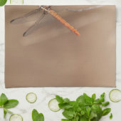 ウイング・オブ・金ゴールド・トンボ キッチンタオル (折り畳み)