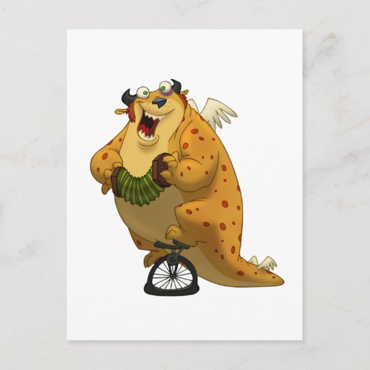 ウイング・テール・ユニコーン主義者のはがき ポストカード (正面)