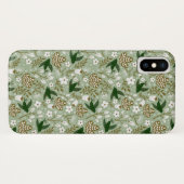 ウイング・フォン・ケースのブラックバード Case-Mate iPhoneケース (裏面(横))