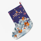 ウインシゴスストッキング ラージクリスマスストッキング (裏面 (吊り時))
