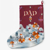 ウインシゴスストッキング ラージクリスマスストッキング (裏面)