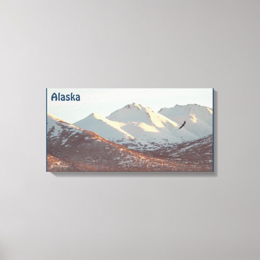 ウインターイーグル キャンバスプリント (正面)