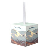 ウインターイーグル キューブオーナメント (裏面アングル)