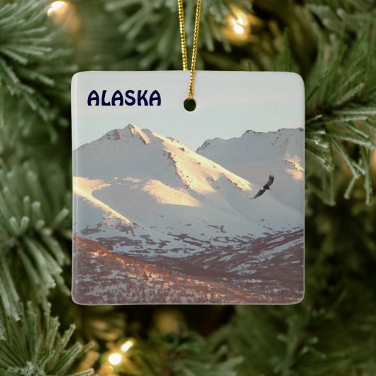 ウインターイーグル セラミックオーナメント (ツリー)