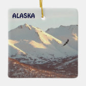 ウインターイーグル セラミックオーナメント (正面)