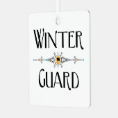 ウインターガード装飾線 メタルオーナメント (正面左)