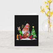 ウインターサッカー格言クリスマスforボーイズ・キッズ カード (黄色い花)