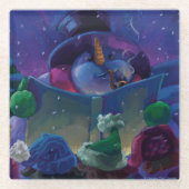 ウインタータイ読ム絵画ズ ガラスコースター (正面)