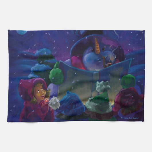 ウインタータイ読ム キッチンタオル (横)