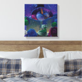 ウインタータイ読ム キャンバスプリント (インサイチュ (寝室))