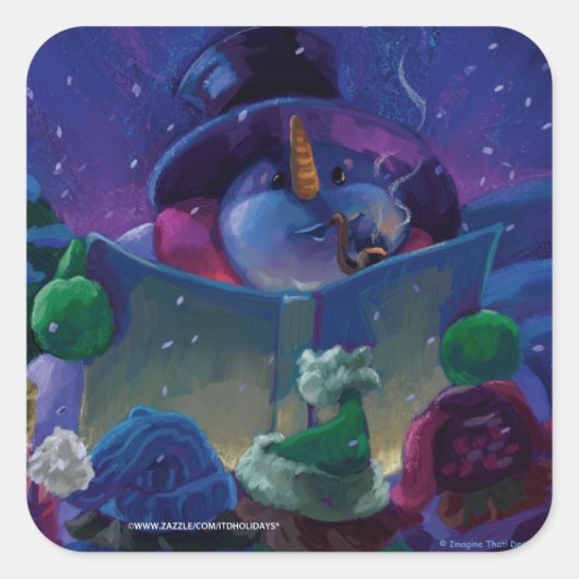 ウインタータイ読ム スクエアシール (正面)