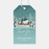 ウインターフォレストベイビー 外は寒いよ ベイビーシャワー ギフトタグ (裏面)