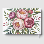 ウインターベリープリムローズウォーター結婚カラーフローラ ゲストブック (裏面)