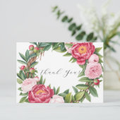 ウインターベリープリムローズ結婚フローラ サンキューカード (スタンド正面)