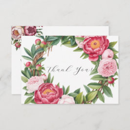 ウインターベリープリムローズ結婚フローラ サンキューカード