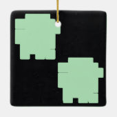 ウインターミント10 | MERRY CHRISTMAS | m3galleryStudio セラミックオーナメント (裏面)