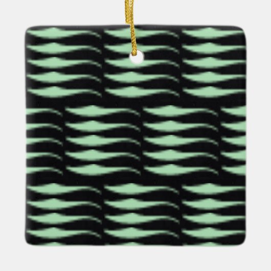 ウインターミント3 | MERRY CHRISTMAS | m3galleryStudio セラミックオーナメント (正面)