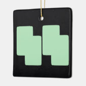 ウインターミント5 | MERRY CHRISTMAS | m3galleryStudio セラミックオーナメント (左)