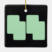 ウインターミント5 | MERRY CHRISTMAS | m3galleryStudio セラミックオーナメント (裏面)