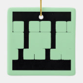 ウインターミント7 | MERRY CHRISTMAS | m3galleryStudio セラミックオーナメント (裏面)