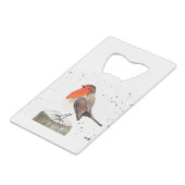 ウインターロビン クレジットカード栓抜き (正面アングル)