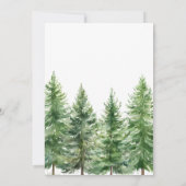 ウインターワードランド メリーリトルクリスマス ベイビーシャワー 招待状 (裏面)