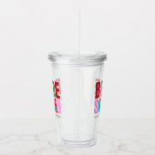 ウインター ブライド スクワッド バチェロレッテ パーティー アクリルタンブラー (右)