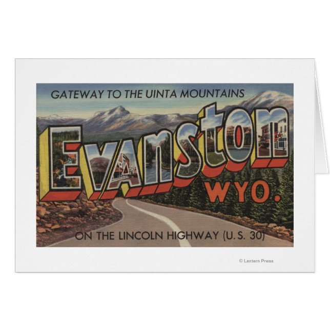 ウインタ山脈へのゲートウェイ – Evanston, WY (正面横)