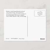 ウインタGROUND SQUIRRELファミリーポストカード ポストカード (裏面)