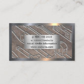 ウインチクレーン建築金物工具 名刺 (裏面)