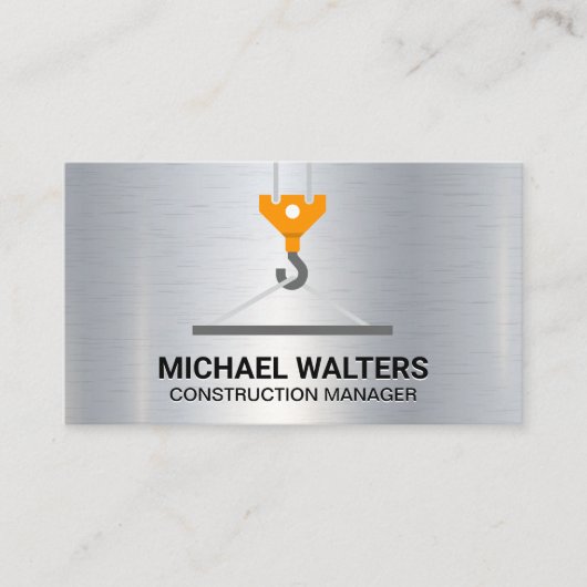 ウインチクレーン建築 名刺 (正面)