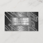 ウインチクレーン建築 |建築トラック 名刺 (裏面)