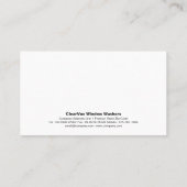 ウインドウウォッシャーハウスクリーニング 名刺 (裏面)