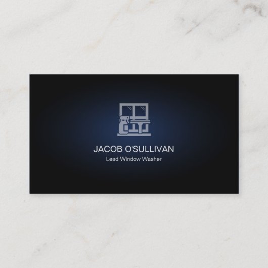 ウインドウウォッシャーハウスクリーニング 名刺 (正面)