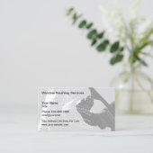 ウインドウウォッシャー清掃サービス 名刺 (スタンド正面)